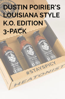 Dustin Poirier Hot Sauce - KO Edition 3 Pack U9