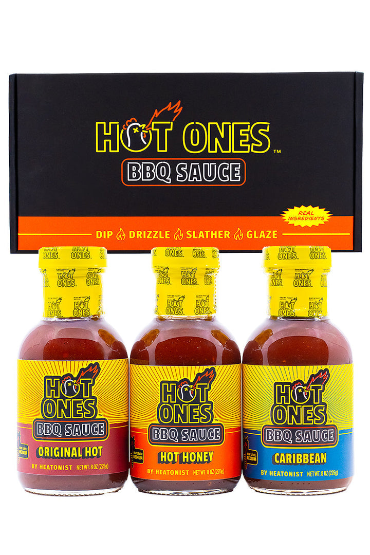 Hot Ones BBQ Trio Pack (Original / Hot Honey / Caribbean) S2