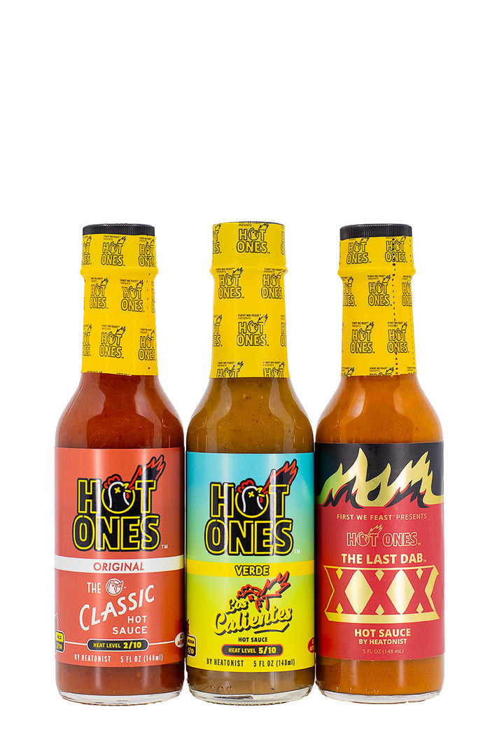 Hot Ones Trio Pack - Original | Hot Ones Hot Sauce X9