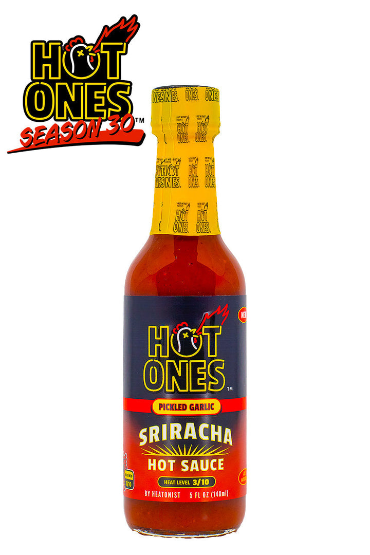 Pickled Garlic Sriracha | Hot Ones Hot Sauce F3