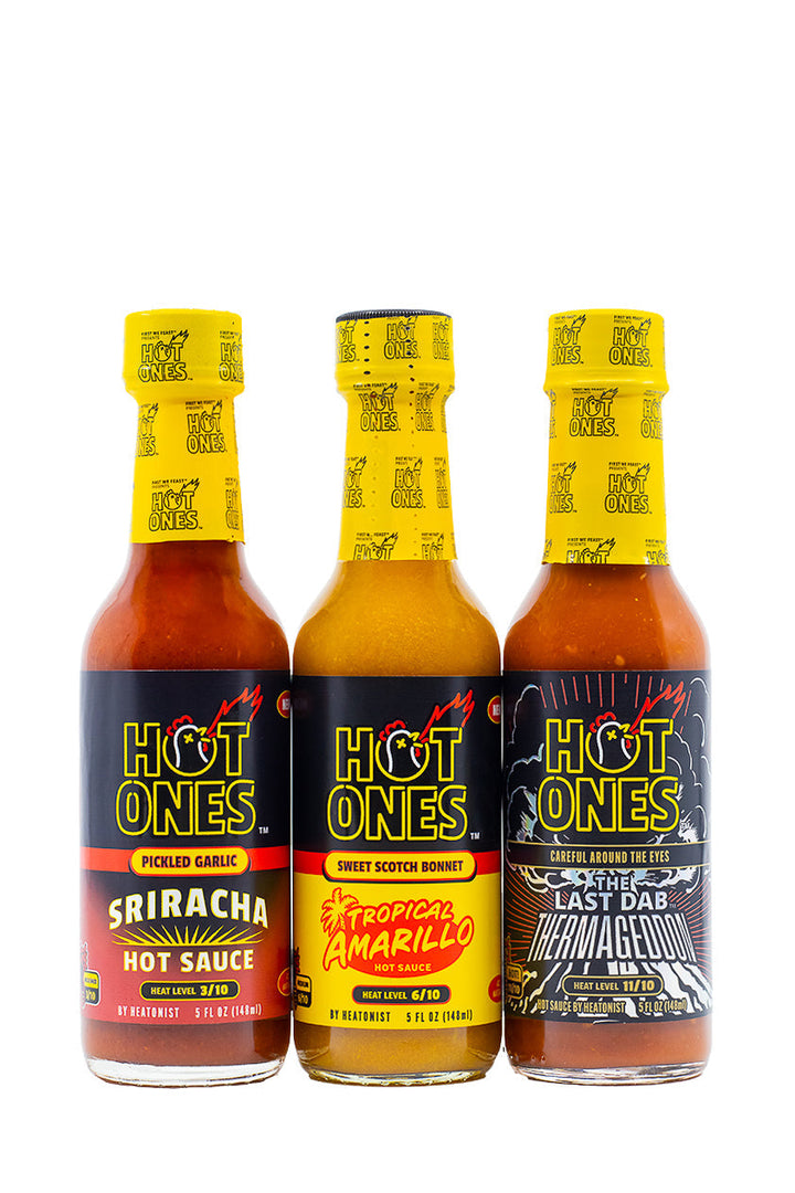 Hot Ones Hot Sauce Trio Pack - Season 29 F4