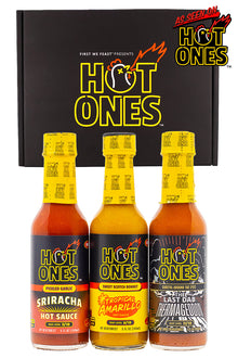 Hot Ones Hot Sauce Trio Pack - Season 30 Q0