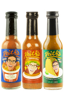 Keith's Hot Sauce Trio Pack F9