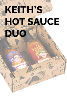 Chicken & Burger Hot Sauce Duo Pack | Keith's G8