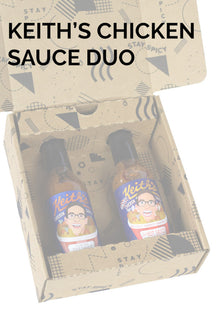 Keith's Chicken Sauce Hot Sauce Duo Pack | Keith's U6