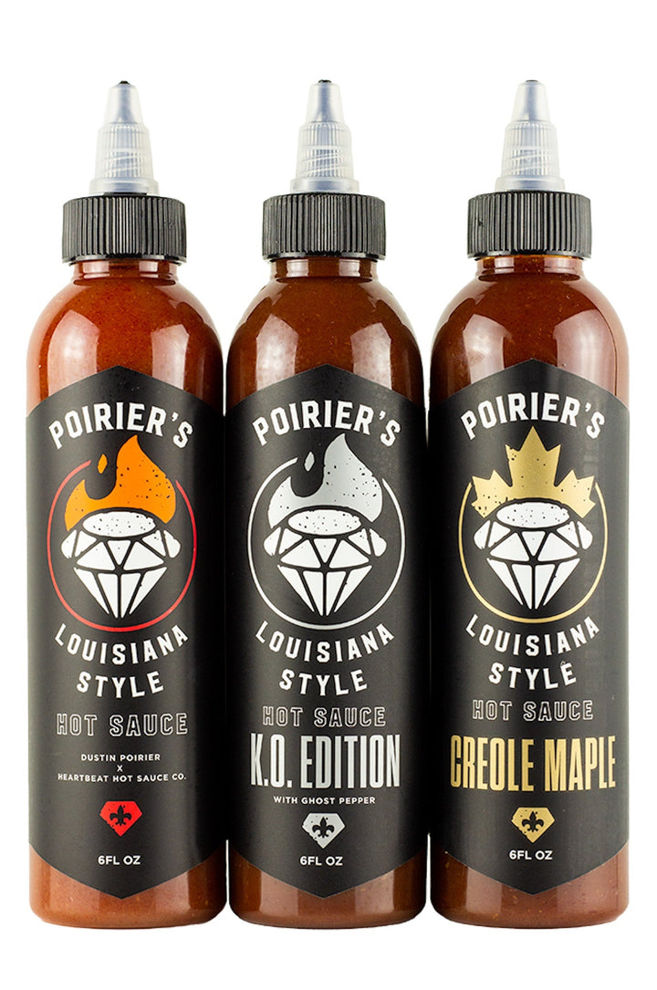 Poirier's Louisiana Style Hot Sauce Trio Pack | Dustin Poirier’s Louisiana Style W2
