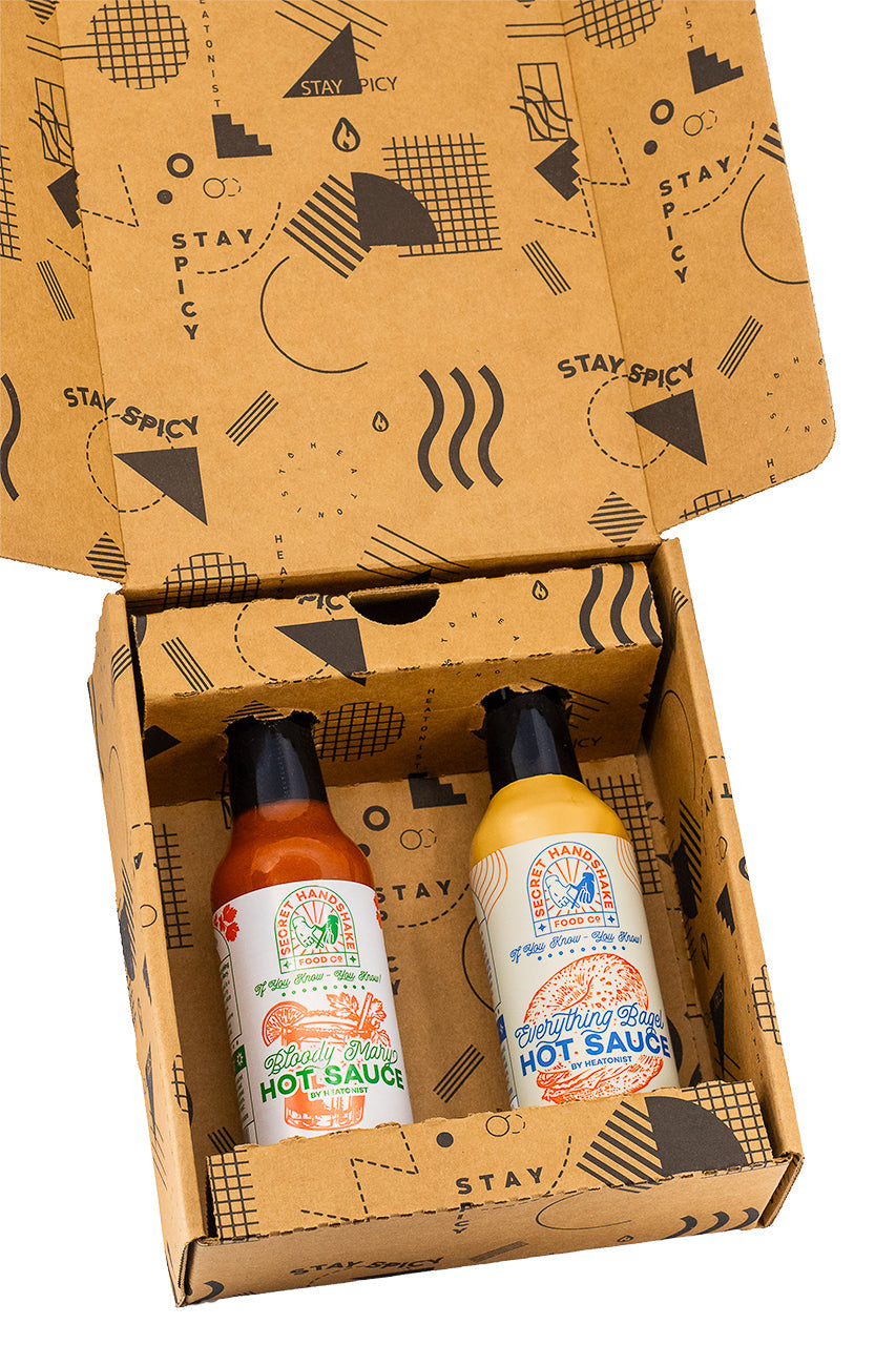 Secret Handshake Hot Sauce Duo Pack J0